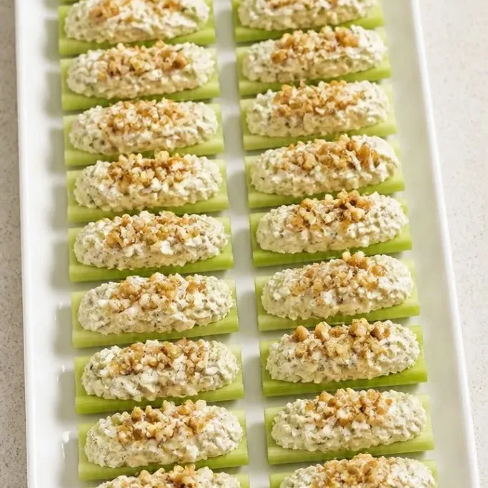 Creamy Stuffed Celery Sticks (Ready in 10 Minutes) Stuffed Celery Sticks