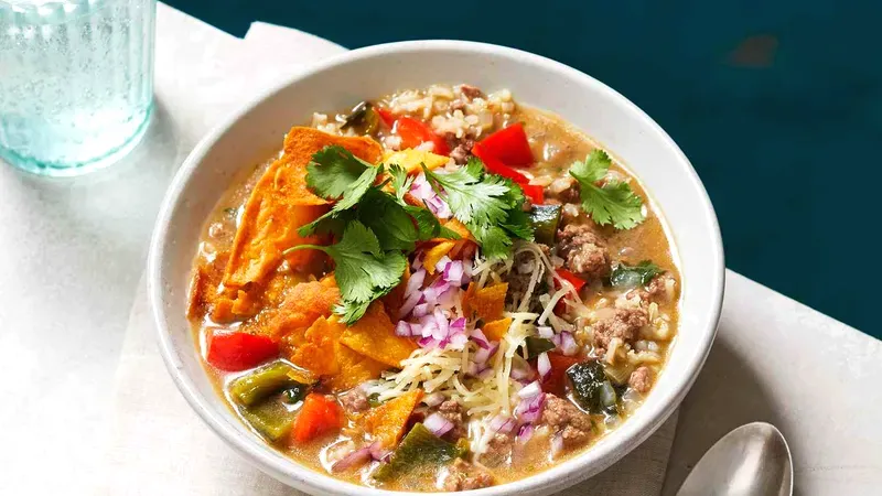 Stuffed Pepper Soup Food photo of Stuffed Pepper Soup