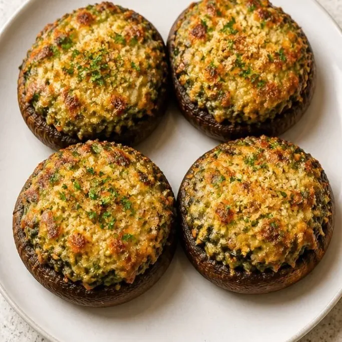 Easy Baked Stuffed Portabella Mushrooms Stuffed Portabella Mushrooms