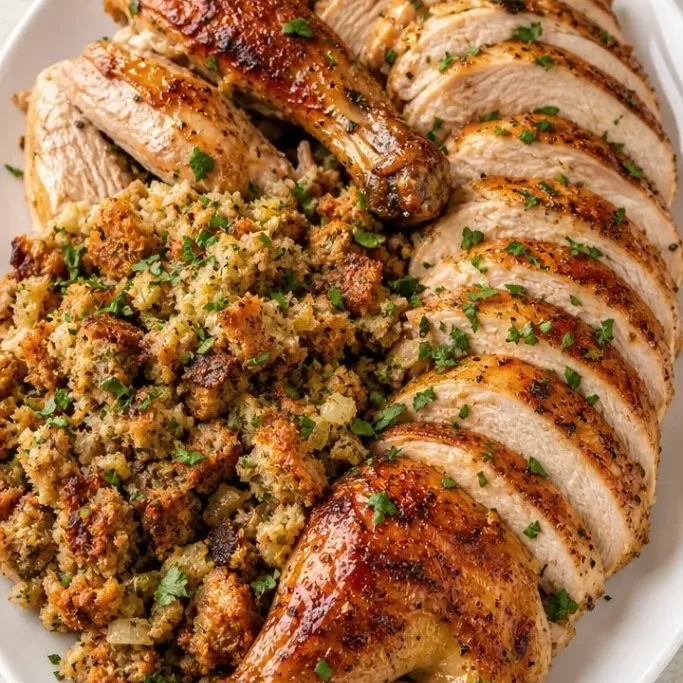 Stuffed Whole Chicken