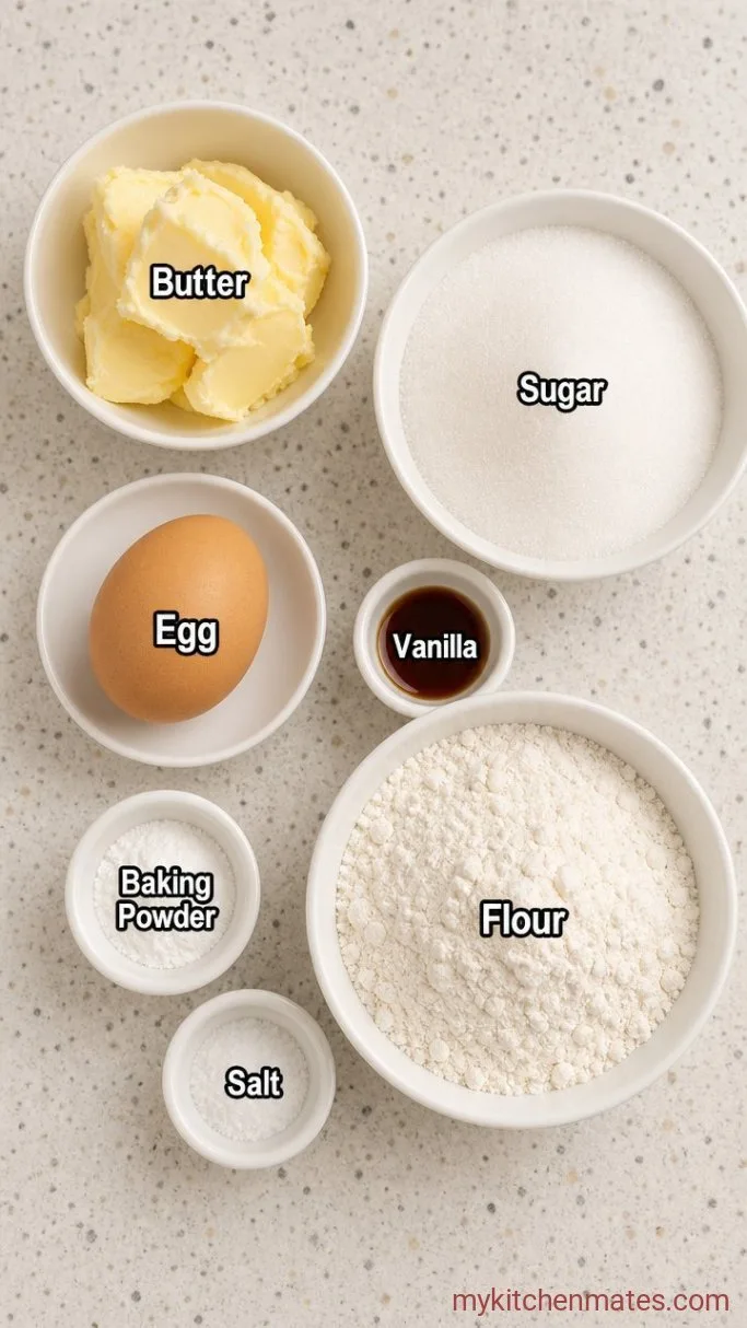 Fail-Proof Sugar Cookie Dough That Holds Its Shape Ingredients