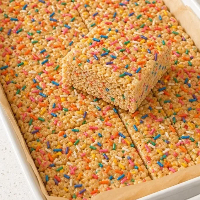 Sugar Cookie Rice Krispie Treats
