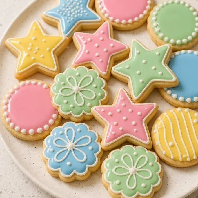 Soft Sugar Cookies with Royal Icing (No Spread) Sugar Cookies with Royal Icing