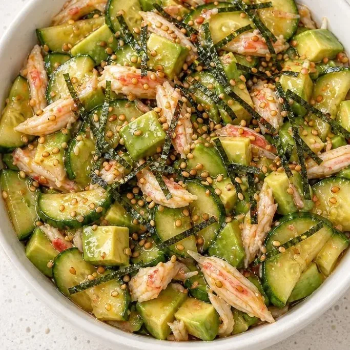 10-Minute Sushi Cucumber Salad with Sesame and Ginger Sushi Cucumber Salad