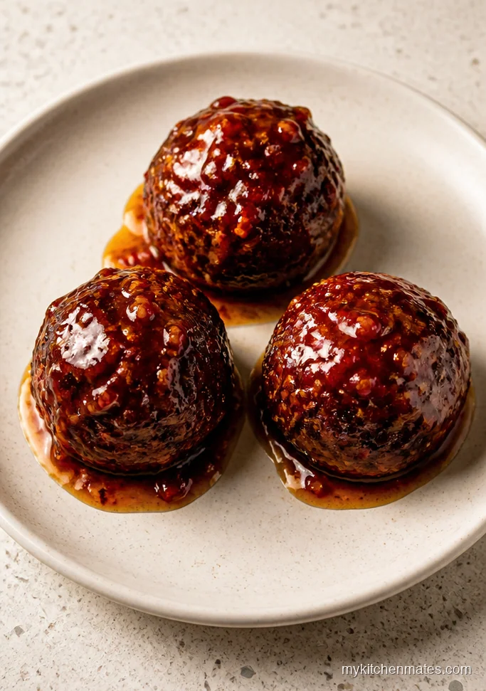 Sweet and Sticky Venison Meatballs