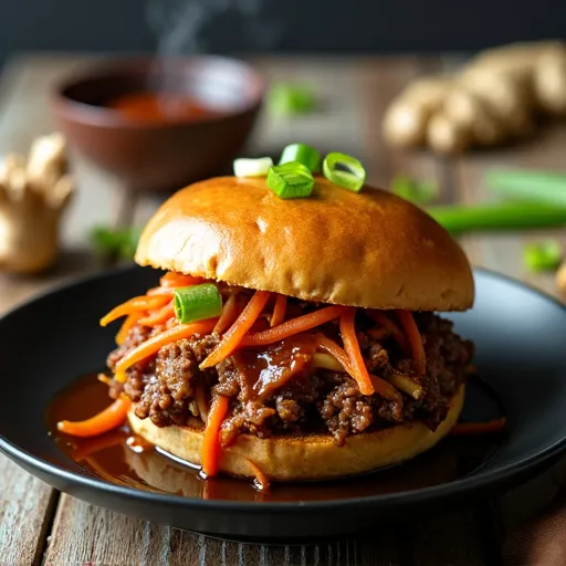 Sweet and Tangy Asian-Inspired Sloppy Joes