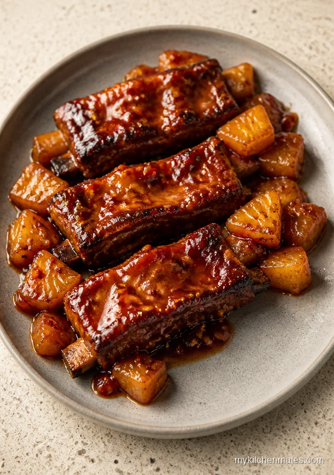 Sweet Chili Pineapple Beef Ribs
