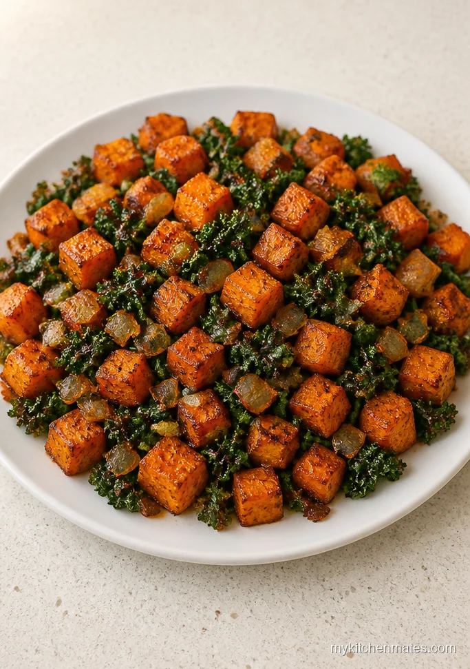 Sweet Potato and Kale Breakfast Hash
