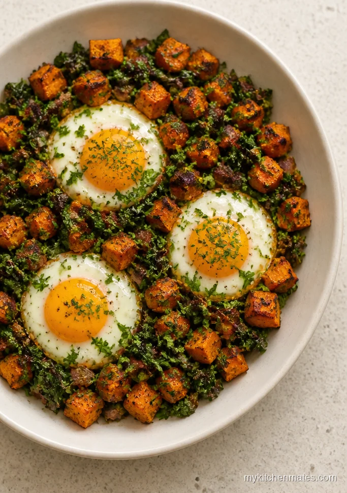 Sweet Potato and Kale Skillet