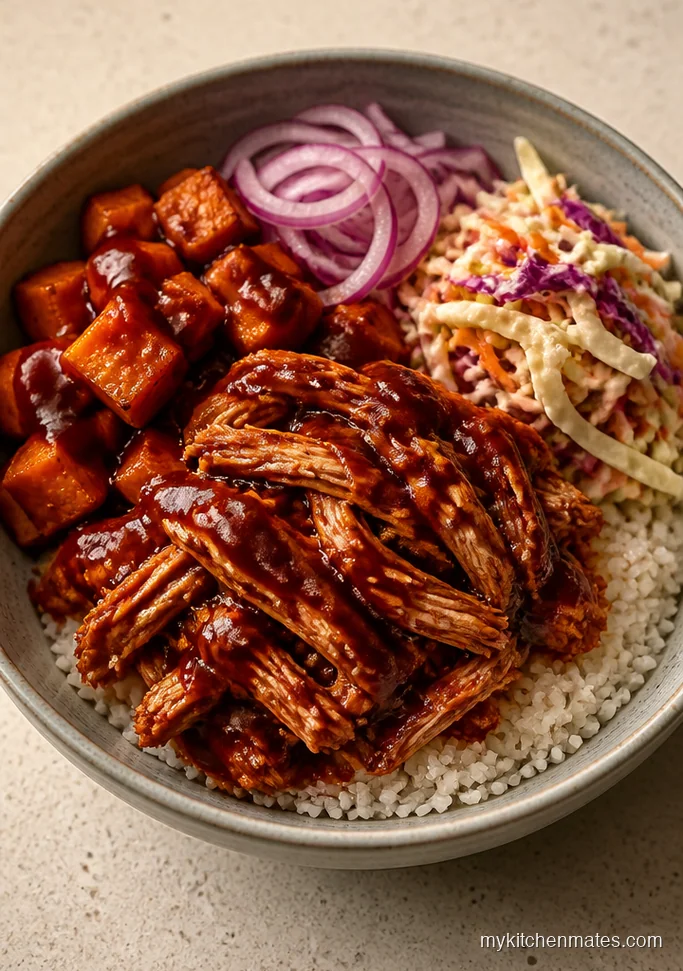 Sweet Potato BBQ Chicken Bowls