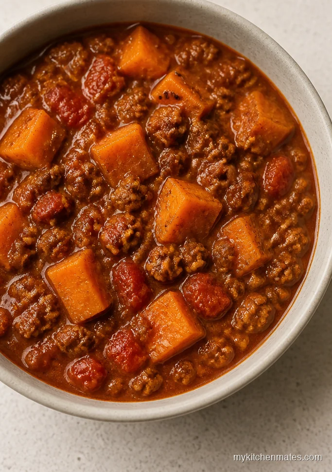 11 Ground Beef Sweet Potato Recipes for Fast, Cozy Dinners Sweet Potato Beef Chili