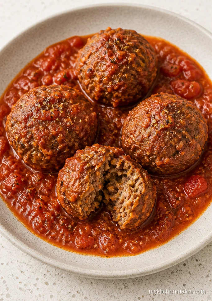 11 Ground Beef Sweet Potato Recipes for Fast, Cozy Dinners Sweet Potato Beef Meatballs in Tomato Sauce