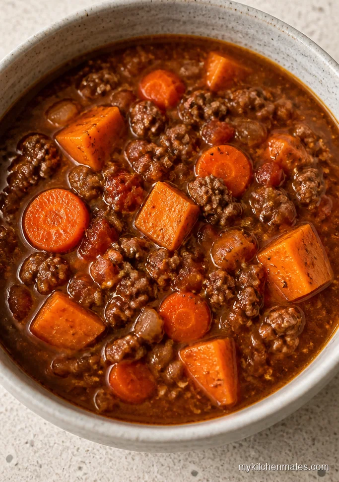 11 Ground Beef Sweet Potato Recipes for Fast, Cozy Dinners Sweet Potato Beef Soup