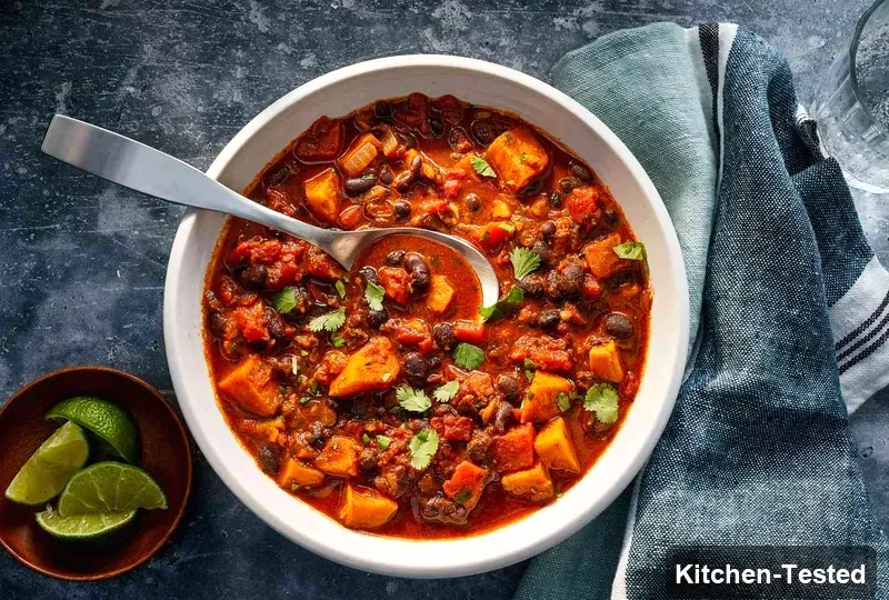 Sweet Potato & Black Bean Chili sweet potato black bean chili
