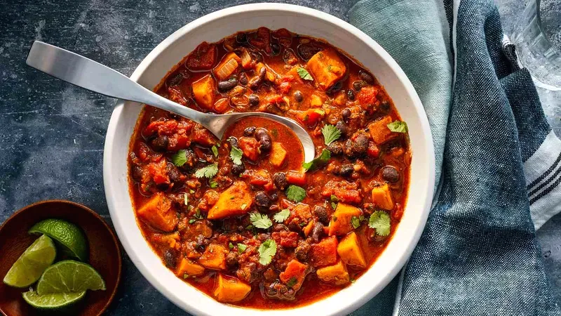 Sweet Potato & Black Bean Chili Food photo of Sweet Potato & Black Bean Chili