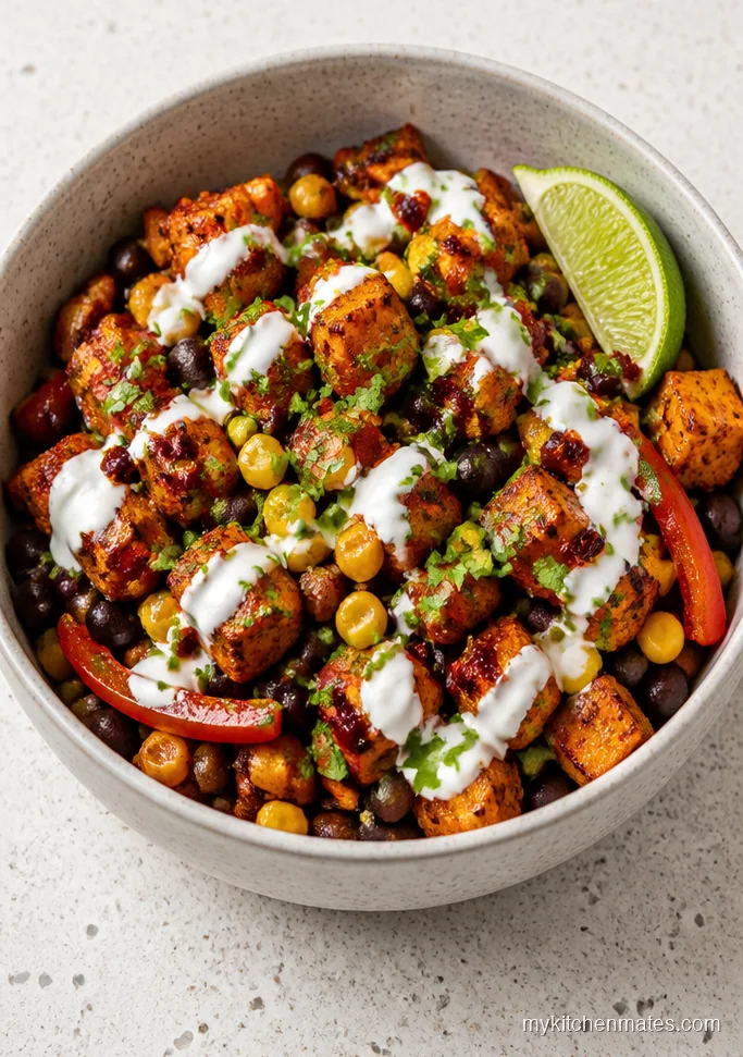 Sweet Potato Black Bean Chipotle Bowl
