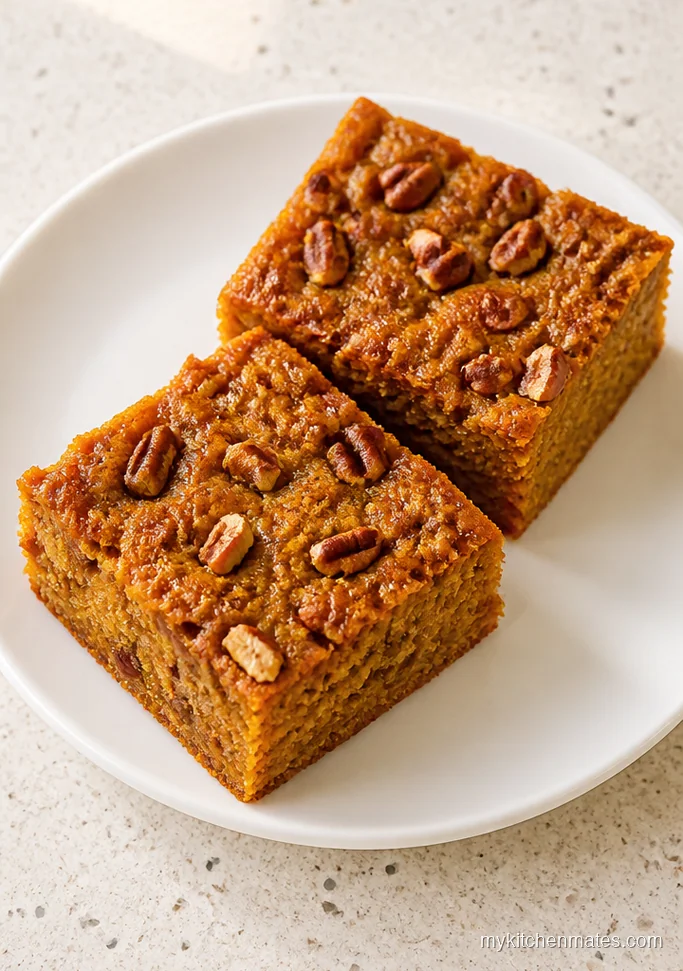 Sweet Potato Blondies with Pecans