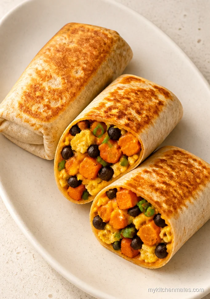 Sweet Potato Breakfast Burritos