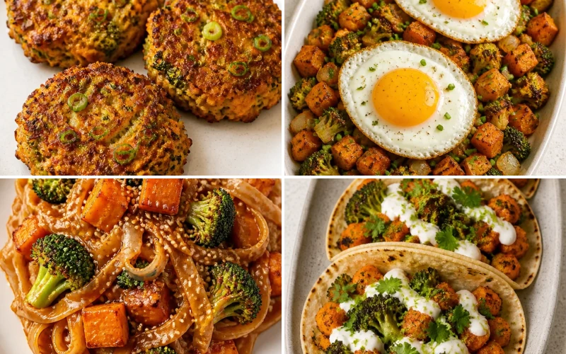 13 Sweet Potato and Broccoli Recipes That Make Dinner a Breeze 13 Sweet Potato and Broccoli Recipes That Make Dinner a Breeze