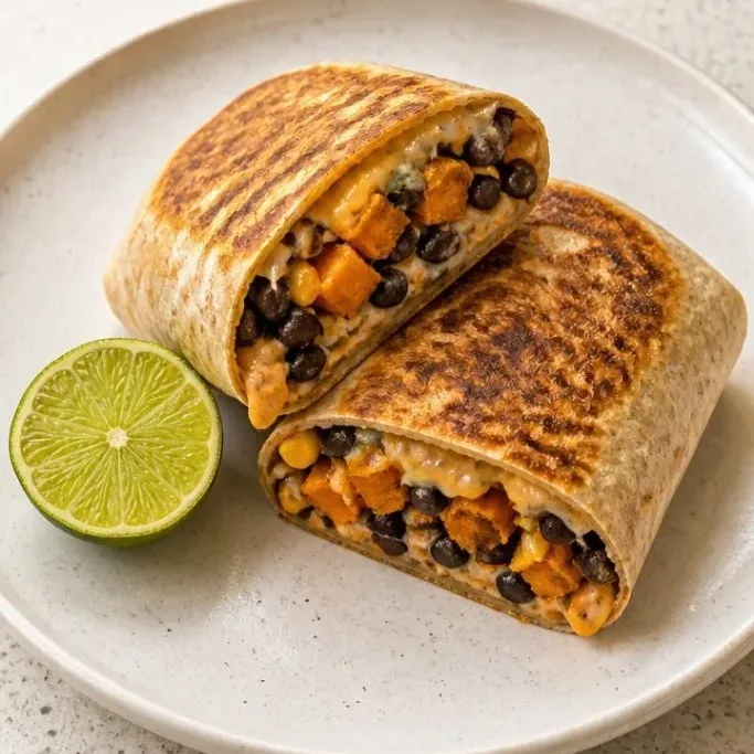 Smoky Sweet Potato Black Bean Burritos Sweet Potato Burrito