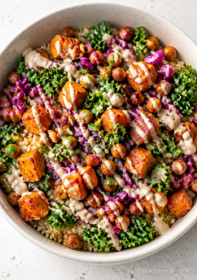 Sweet Potato Chickpea Buddha Bowl