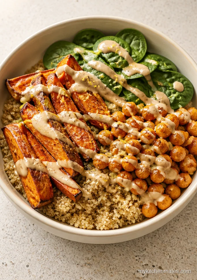 10 Vegan Sweet Potato Recipes That Keep Dinner Cozy and Cheap Sweet Potato Chickpea Buddha Bowl