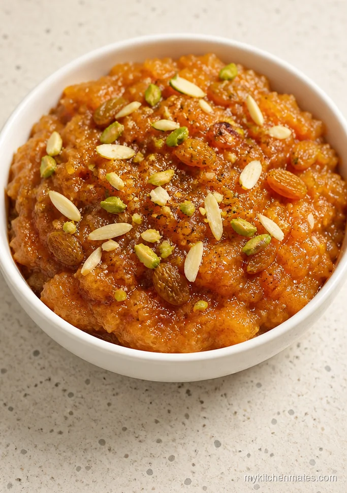 Sweet Potato Halwa with Cardamom
