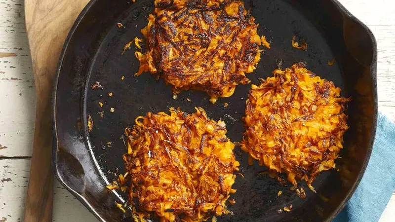 Sweet Potato Hash Browns Food photo of Sweet Potato Hash Browns