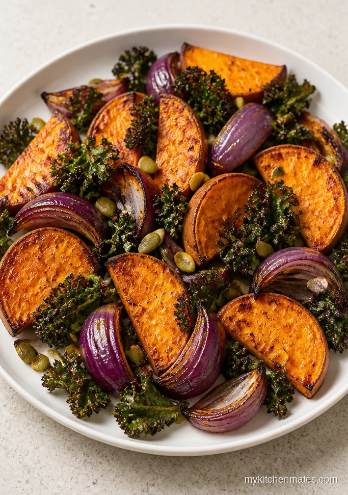 10 Vegan Sweet Potato Recipes That Keep Dinner Cozy and Cheap Sweet Potato Kale Sheet Pan Dinner
