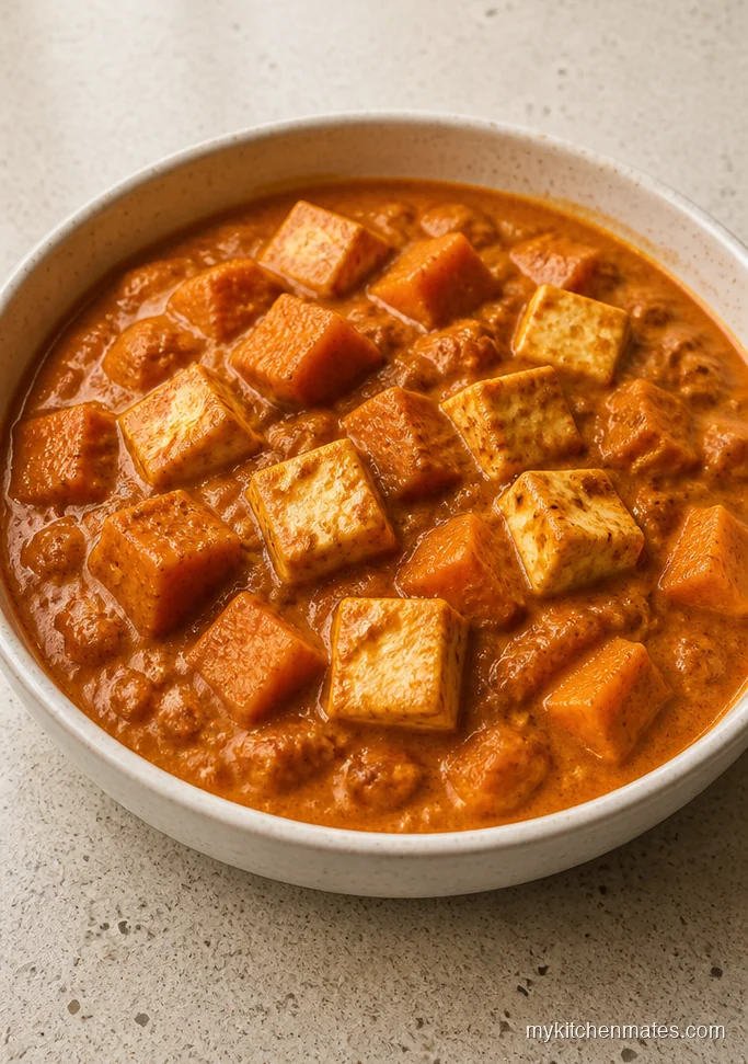 Sweet Potato Paneer Curry