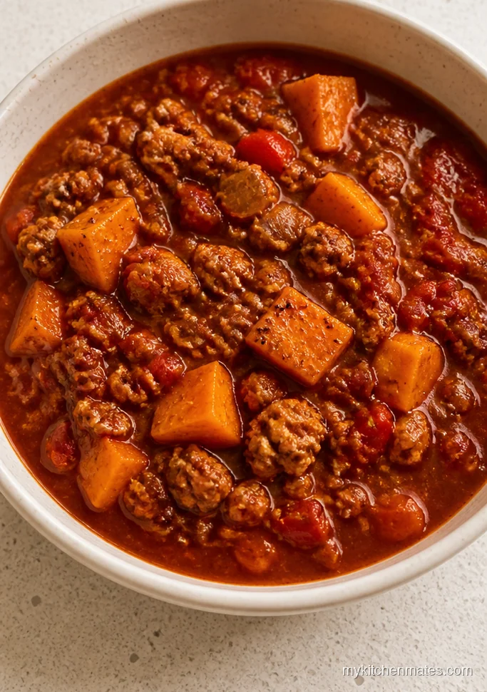 Sweet Potato Turkey Chili