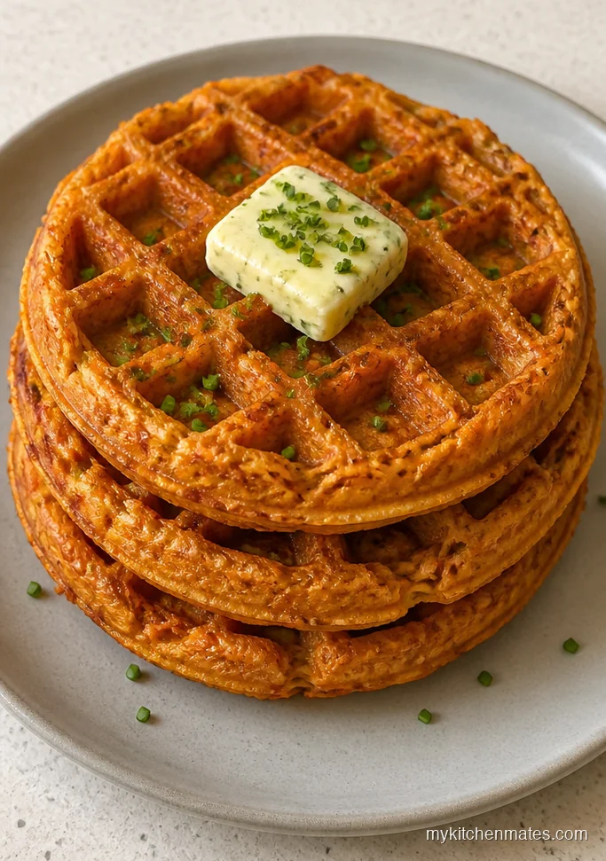 13 Keto Sweet Potato Recipes That Keep Your Carbs in Check Sweet Potato Waffles with Chive Butter