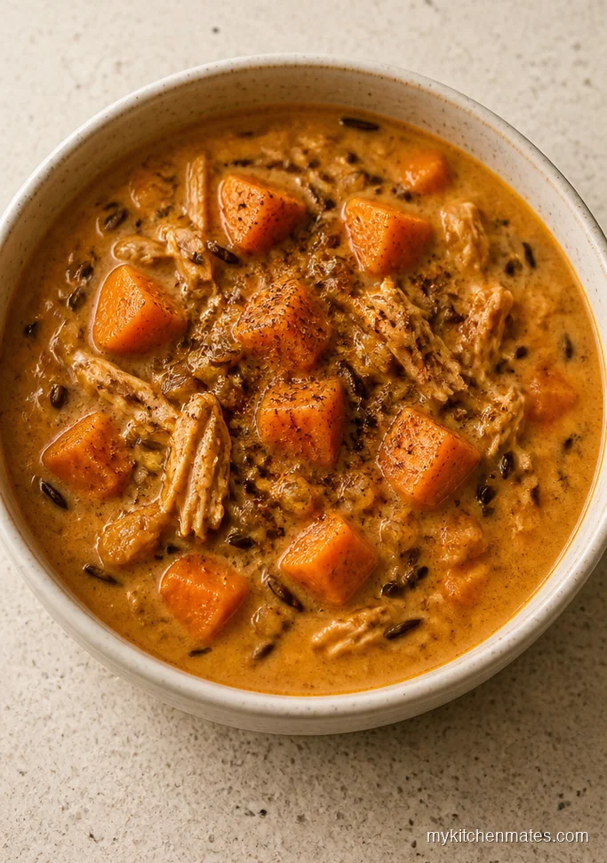 Sweet Potato Wild Rice Soup