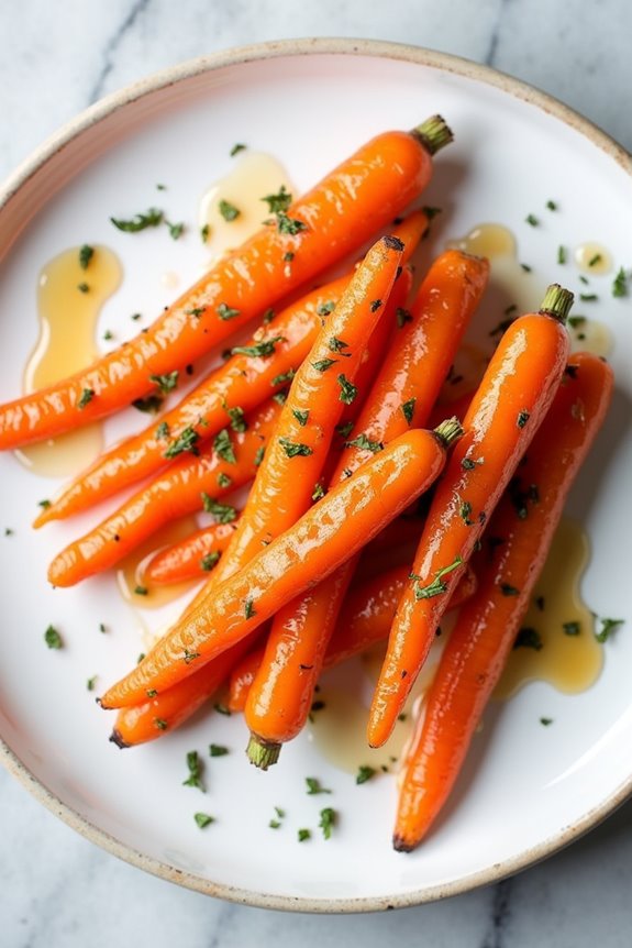 sweet aromatic carrot dish