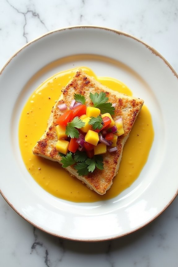 swordfish with mango salsa