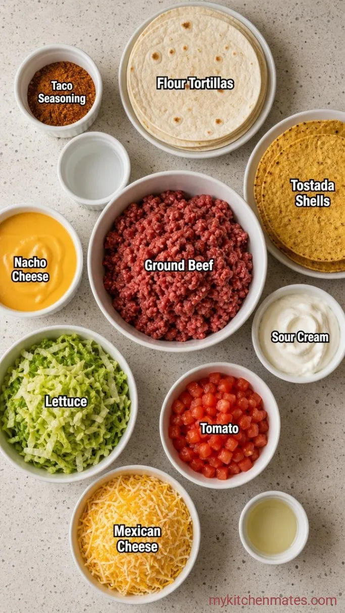 Copycat Crunchwrap Supreme (Better Than Taco Bell) Ingredients