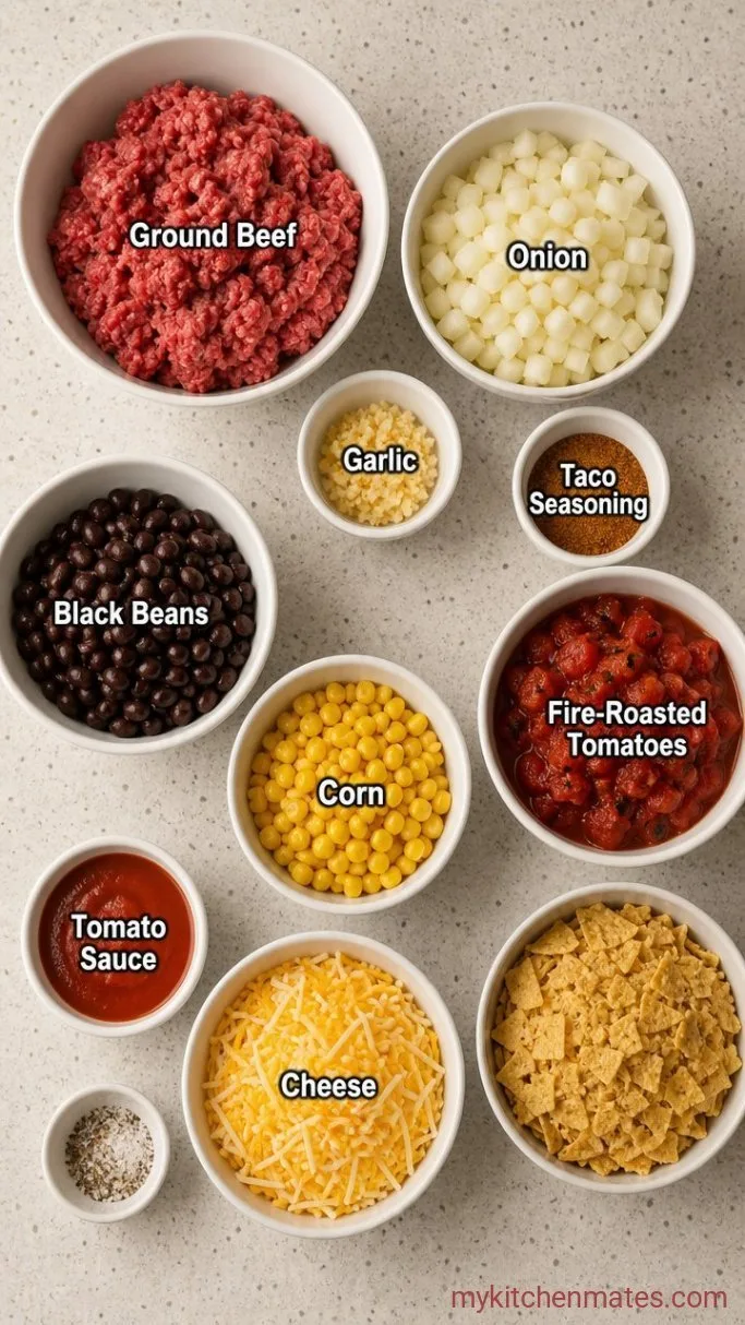 One-Pan Taco Skillet Dinner in 30 Minutes Ingredients