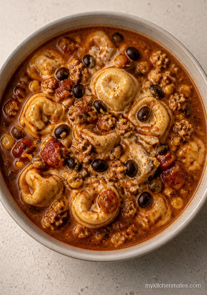 11 Crockpot Tortellini Soup Recipes for Cozy Low Effort Dinners Taco Style Tortellini Soup