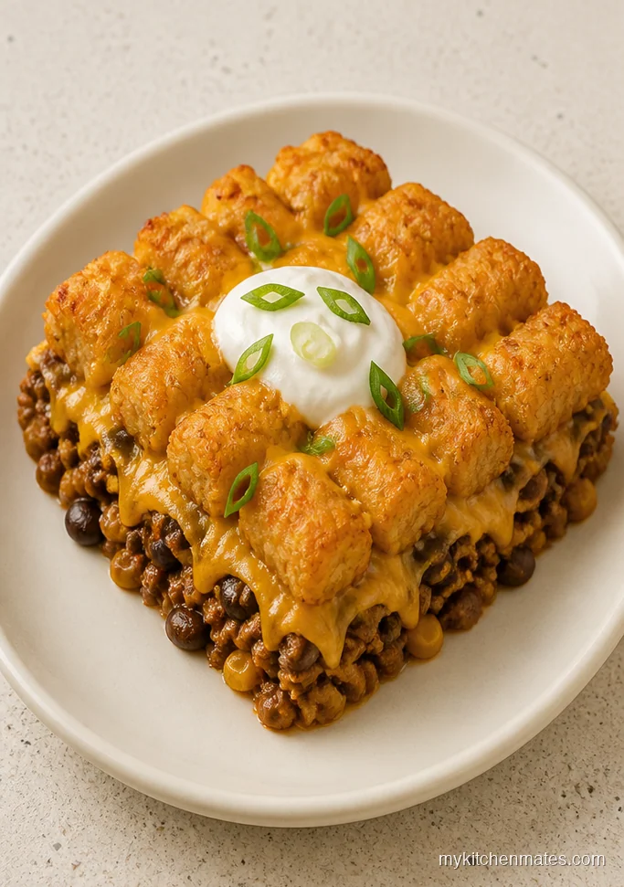 Tater Tot Taco Casserole
