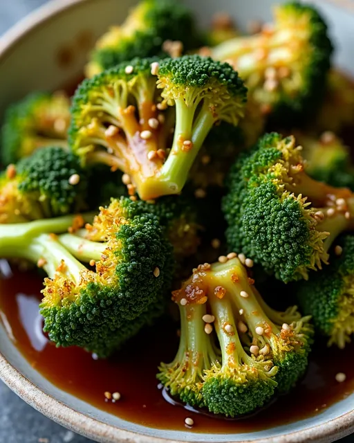 Teriyaki Air Fryer Broccoli