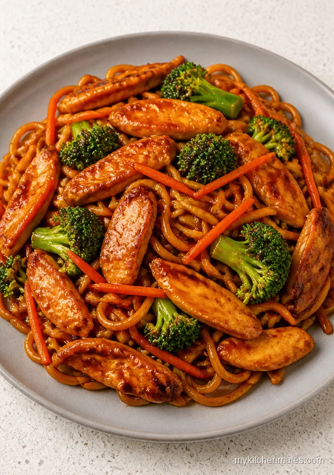 Teriyaki Chicken and Noodle Stir-Fry