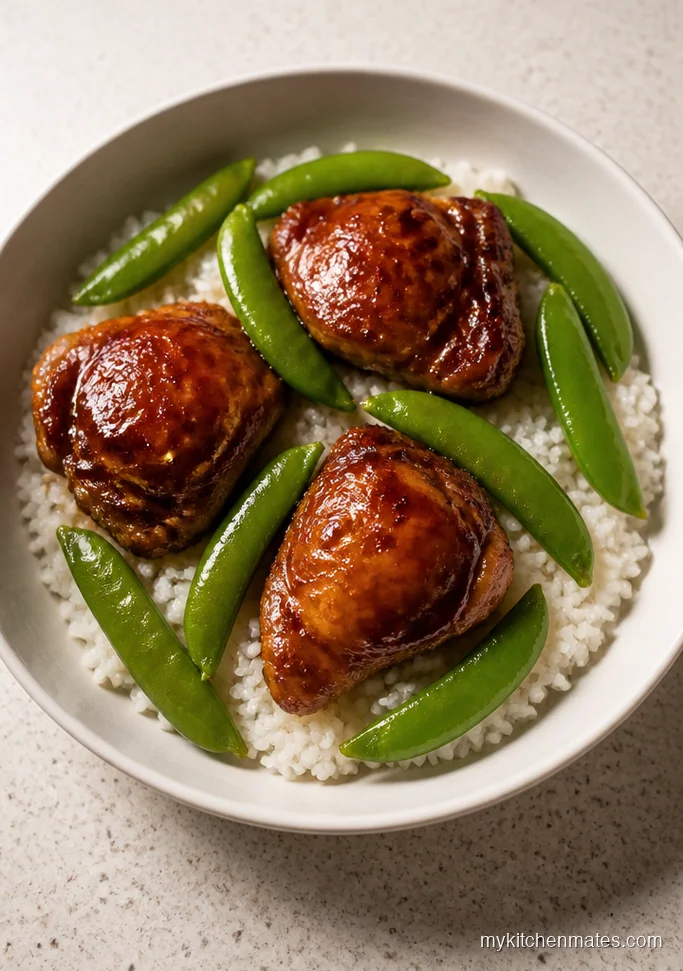 Teriyaki Chicken and Snap Peas