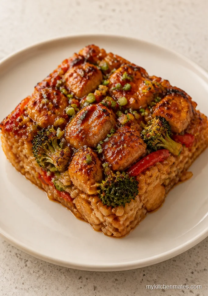 Teriyaki Chicken and Vegetable Casserole