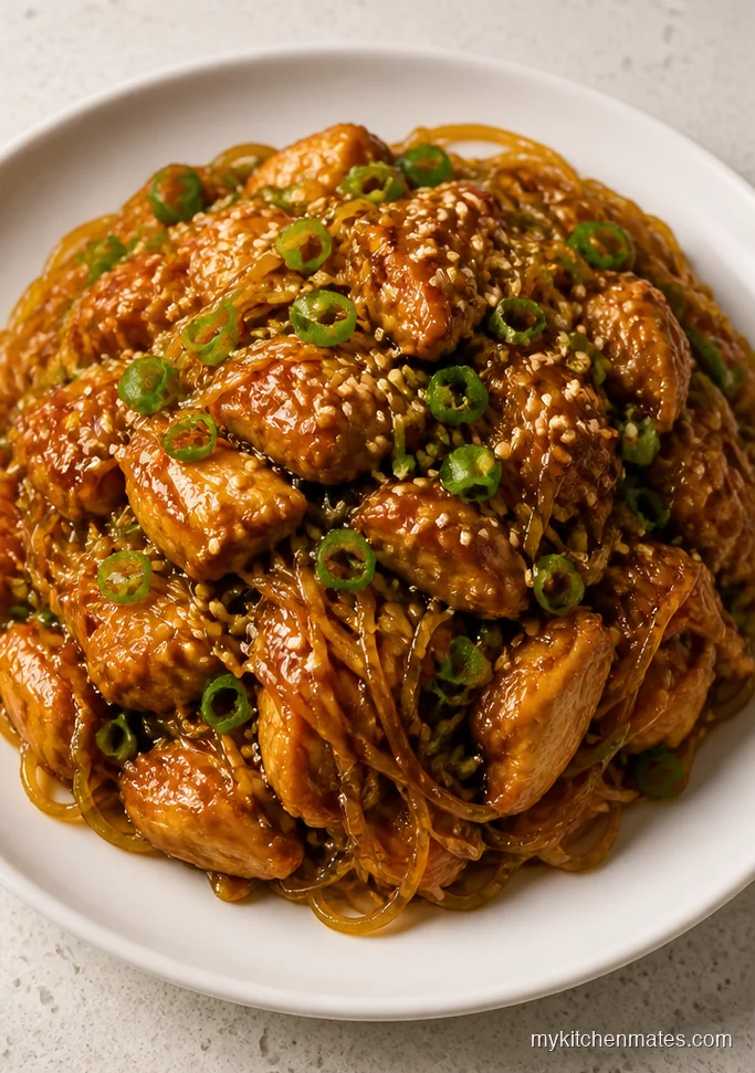 Teriyaki Chicken Spaghetti Squash Bowls