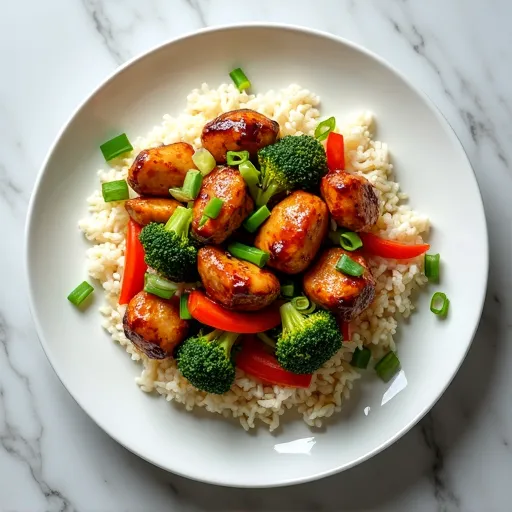 Teriyaki Chicken Stir-Fry with Jasmine Rice