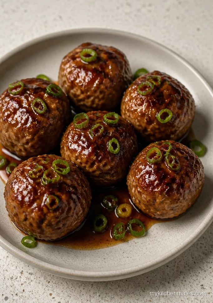 Teriyaki Ground Turkey Meatballs