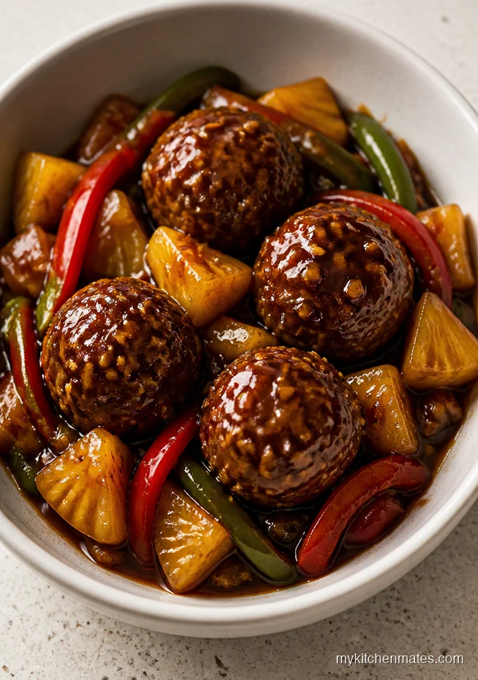 Teriyaki Pineapple Meatballs