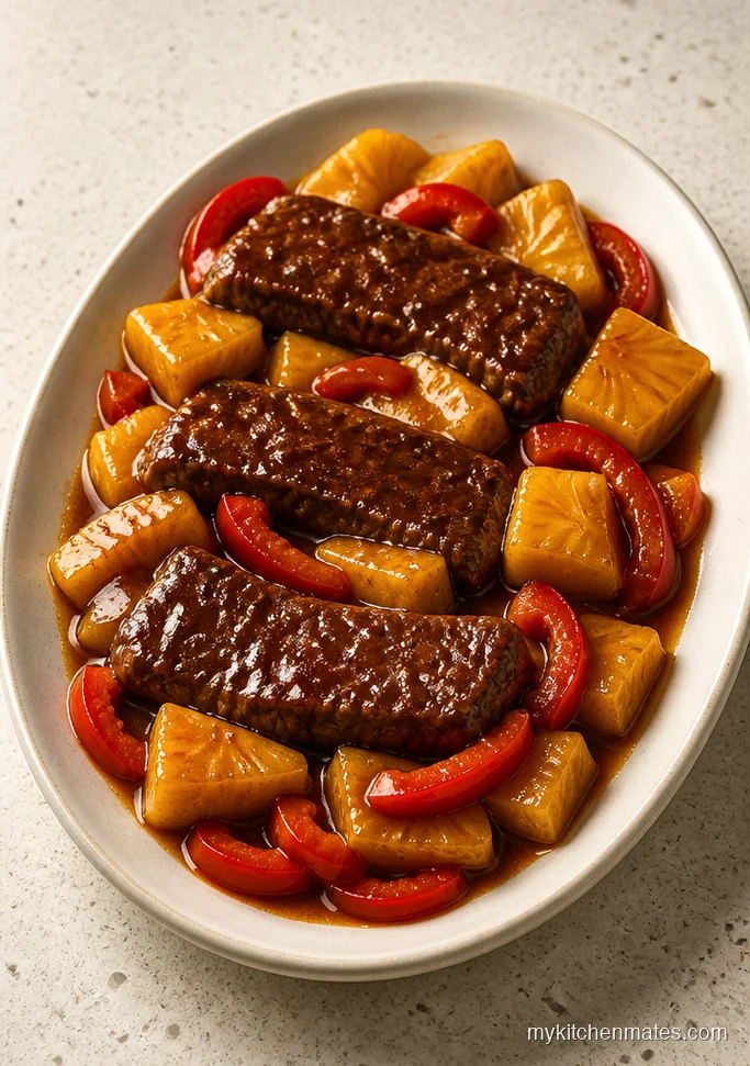 Teriyaki Pineapple Round Steak