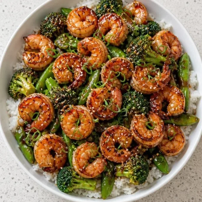 Teriyaki Shrimp Bowl