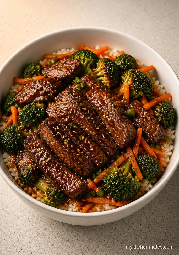 Teriyaki Sirloin Steak Bowls